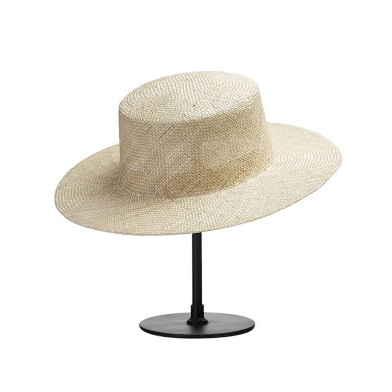 Alani Sisal Straw Boater Hat - Image 6