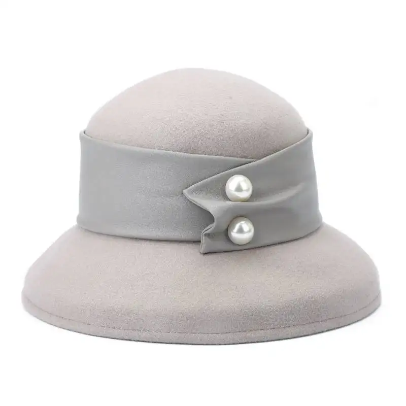 Briella Merino Wool Felt Cloche Hat