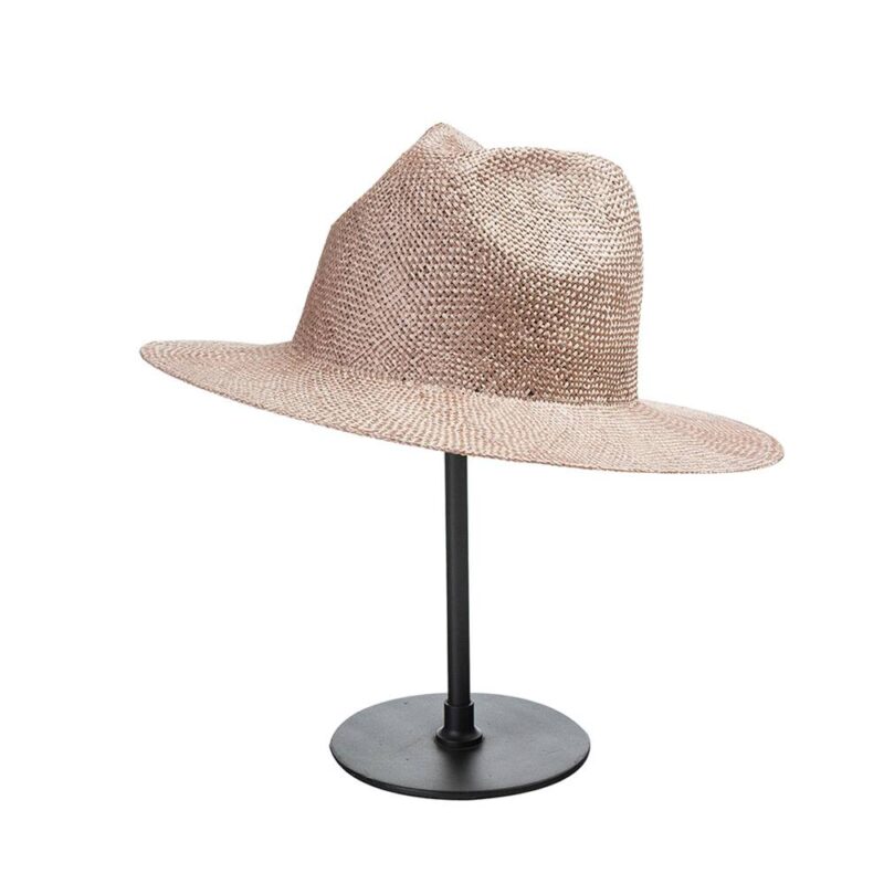 Cynthia Sisal Straw Fedora Hat - Image 4