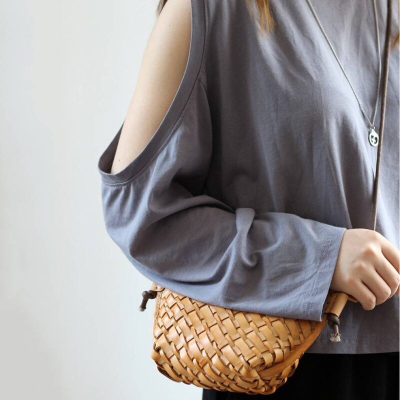 Inna Vegetable Tanned Leather Cross body Bag - immagine 2