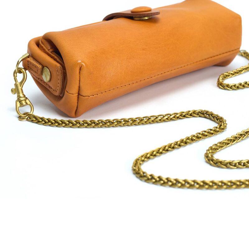 Kayo Vegetable Tanned Leather Mini Pouch - Image 4