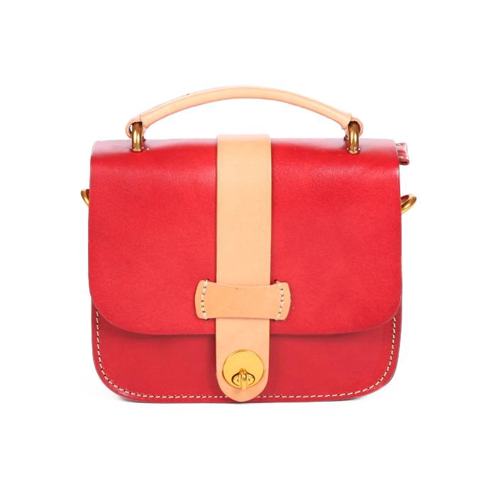 Koge Vegetable Tanned Leather Top Handle Bag