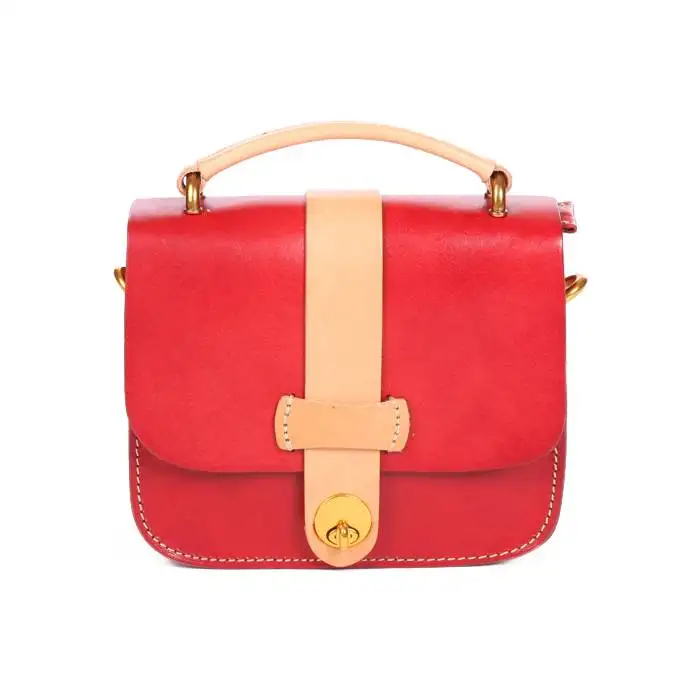 Koge Vegetable Tanned Leather Top Handle Bag