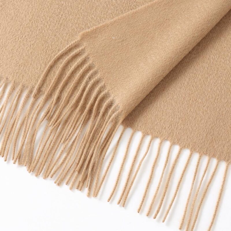 Aala Pure Cashmere Tasseled Scarf - Image 7