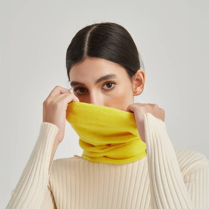 Scaldacollo Nira in puro cashmere - immagine 4