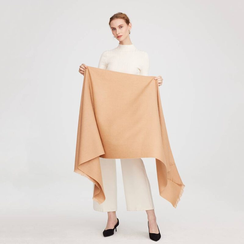 Nairi Pure Cashmere Tasseled Wrap – Image 2