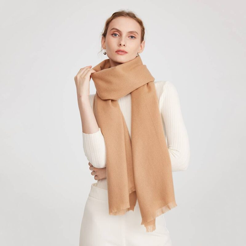 Nairi Pure Cashmere Tasseled Wrap – Image 5
