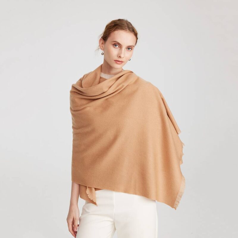 Nairi Pure Cashmere Tasseled Wrap – Image 4