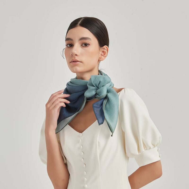 Inu Square Featherlight Cashmere Scarf Wrap - Image 4