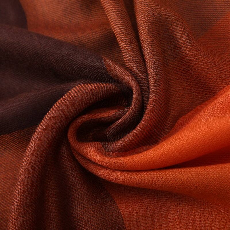 Kono Checked Featherlight Cashmere Scarf Wrap - Image 6