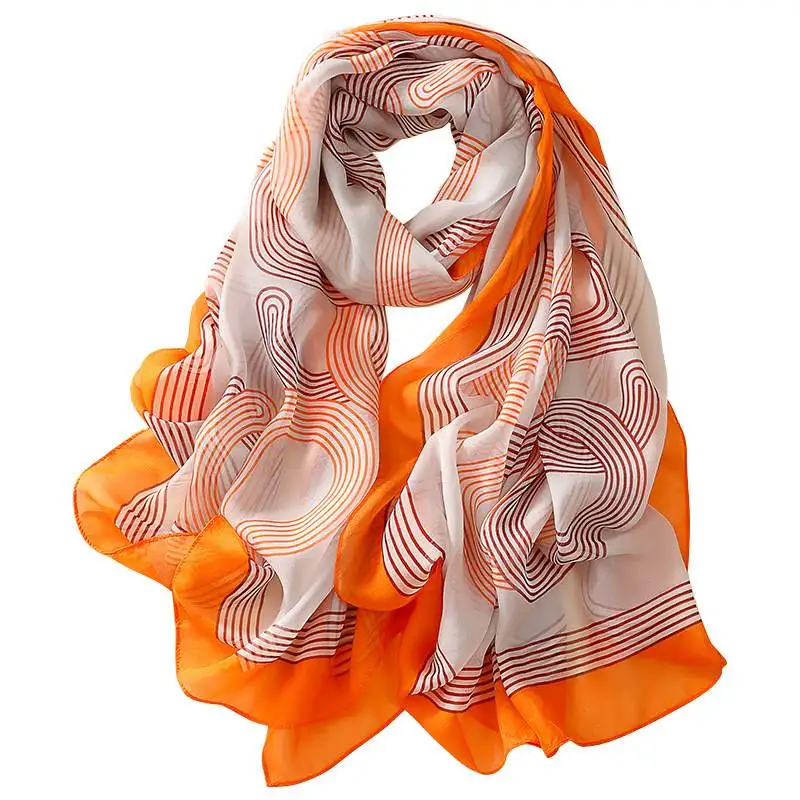 Afua Ultra Light Large Silk Scarf Wrap