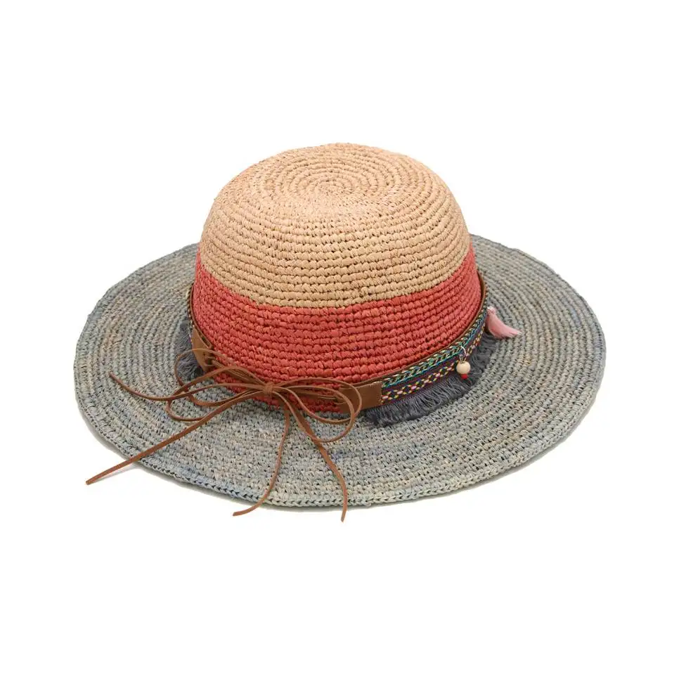 Zora Raffia Crochet Hat