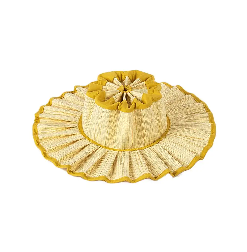 Nita 1 Nita Water Resistant Collapsible Straw Hat (chapeau de paille pliable résistant à l'eau) – Image 1