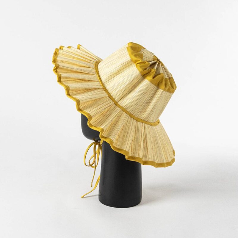 Nita Water Resistant Collapsible Straw Hat (chapeau de paille pliable résistant à l'eau) – Image 5