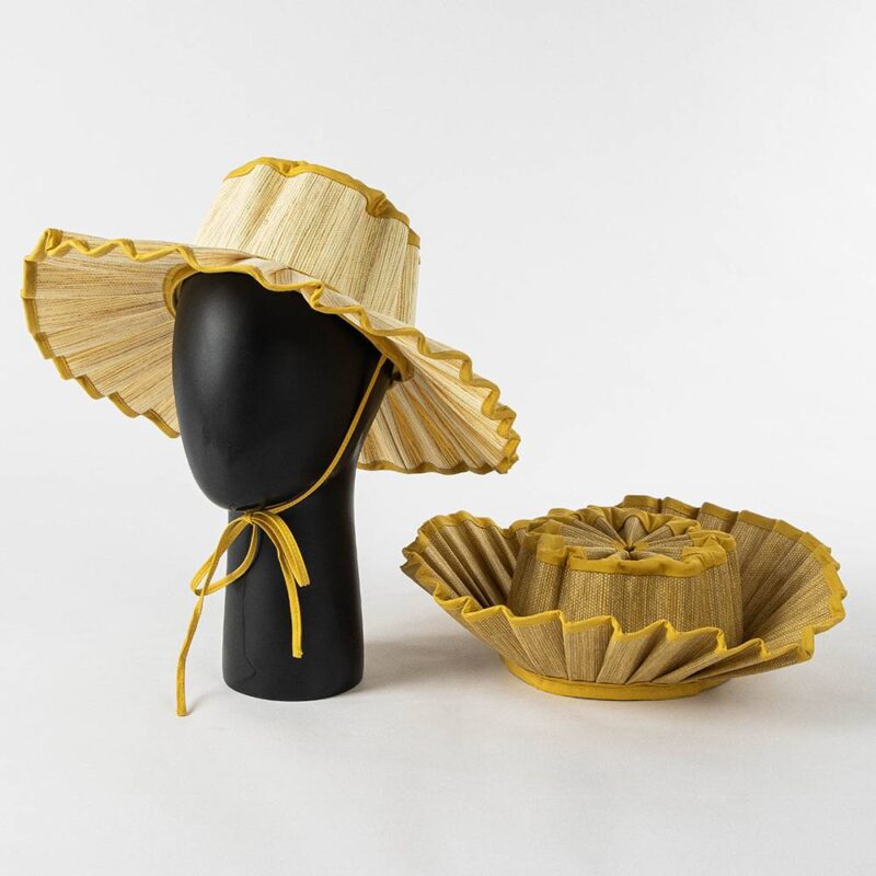 Nita Water Resistant Collapsible Straw Hat (chapeau de paille pliable résistant à l'eau) – Image 4