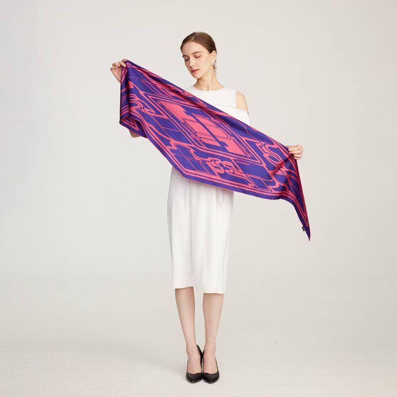 Zena Neckerchief Silk Scarf - Image 2