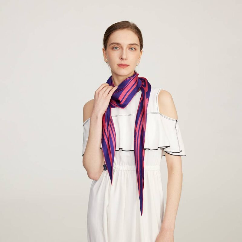Zena Neckerchief Silk Scarf - Image 3