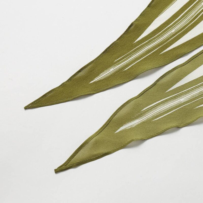 Ike Striped Neckerchief Silk Scarf - Image 10