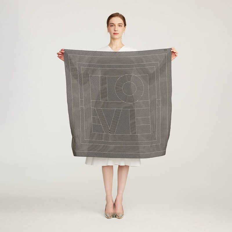 Rin Monogram Square Silk Scarf - immagine 2
