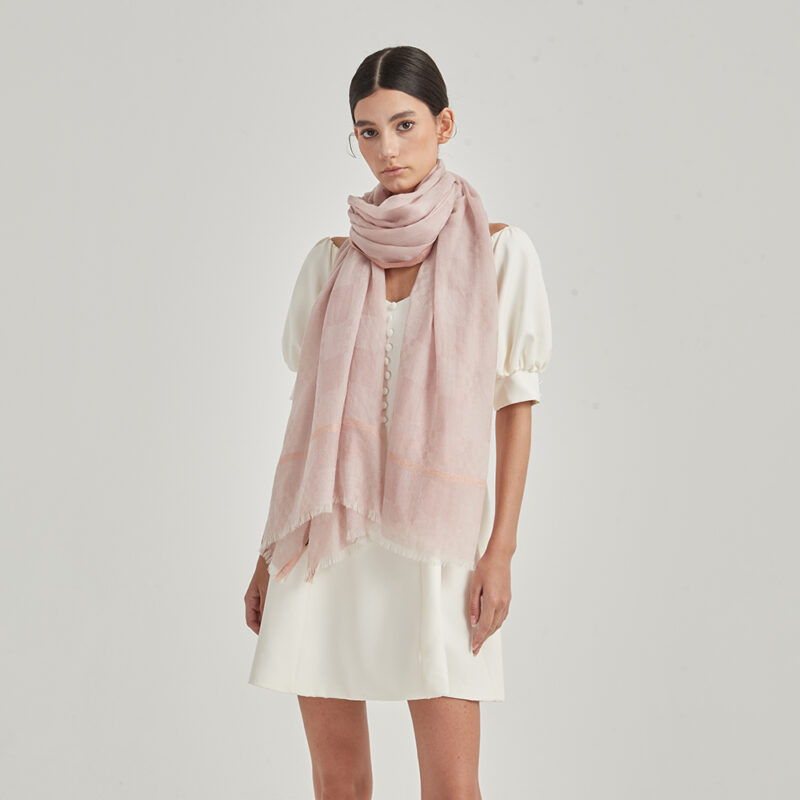 Helena Featherlight Cashmere Scarf Wrap - Image 3