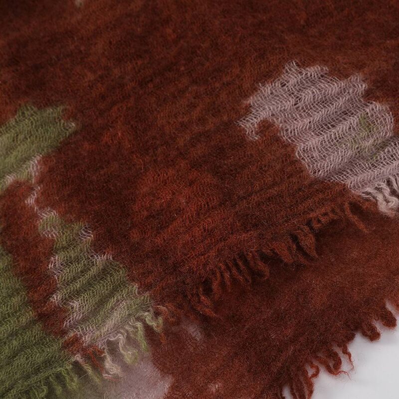 Faya Square Cashmere Scarf Wrap - Image 8