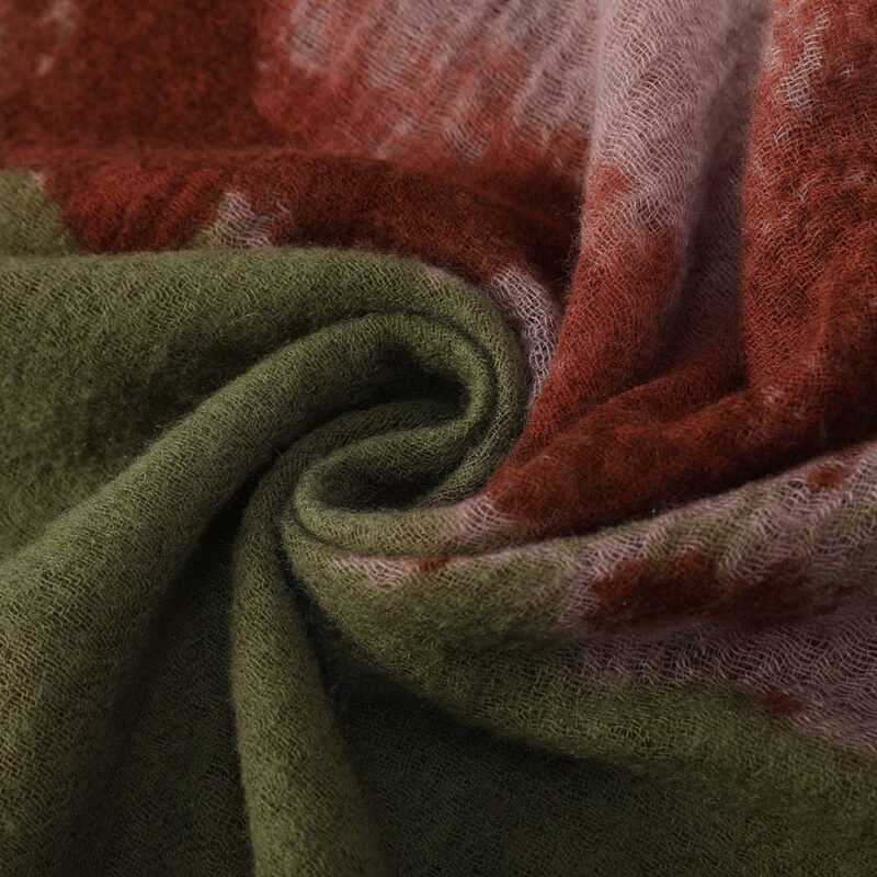 Faya Square Cashmere Scarf Wrap - Image 7