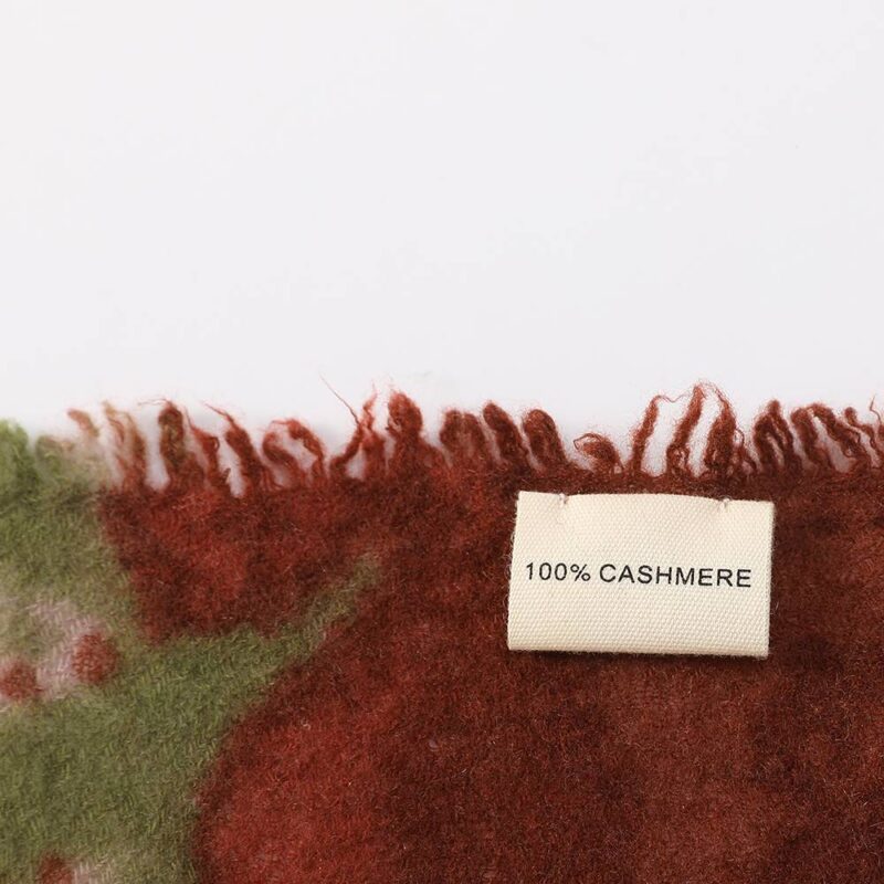 Faya Square Cashmere Scarf Wrap - Image 9