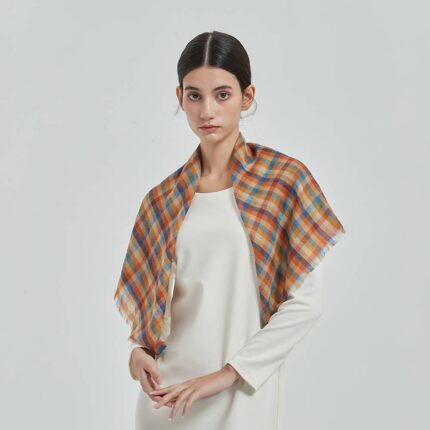 Lien Square Federleichter Kaschmirschal Wrap