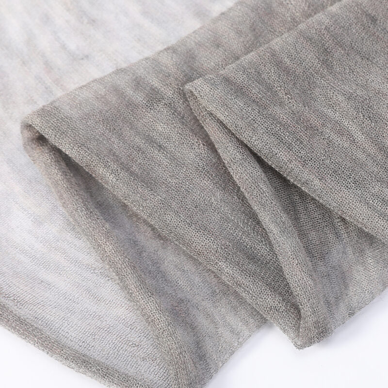 Alpa Featherlight Cashmere Tasseled Scarf Wrap - Image 5