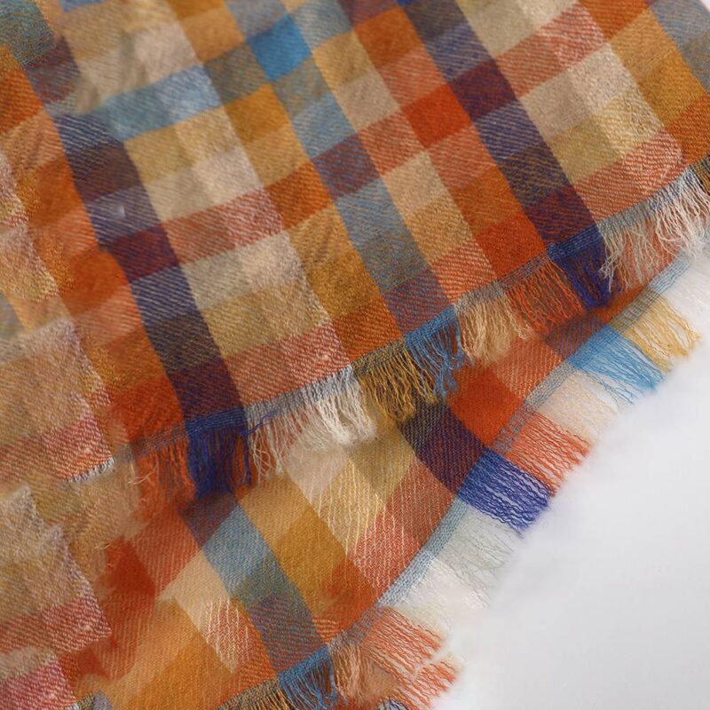 Lien Square Federleichter Kaschmirschal Wrap – Bild 6