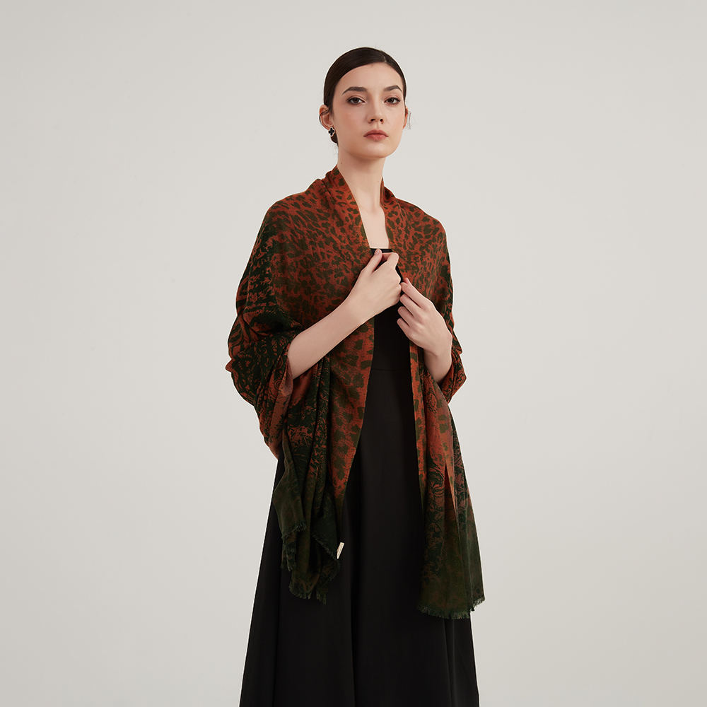 Amina Featherlight Wool Scarf Wrap