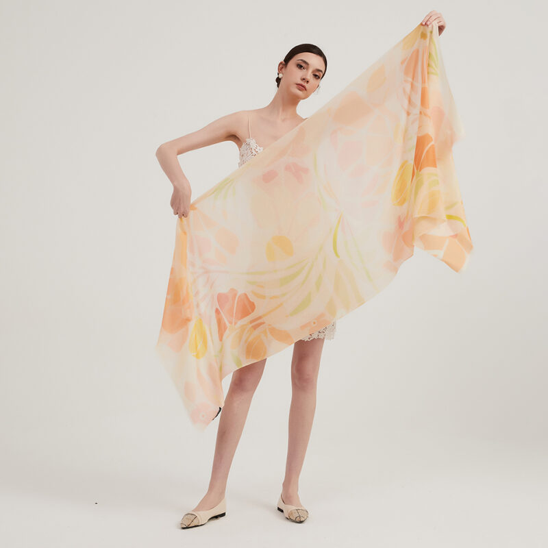 Faya Featherlight Cashmere Scarf Wrap - Image 2