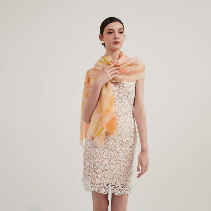 Faya Featherlight Cashmere Scarf Wrap - Image 3