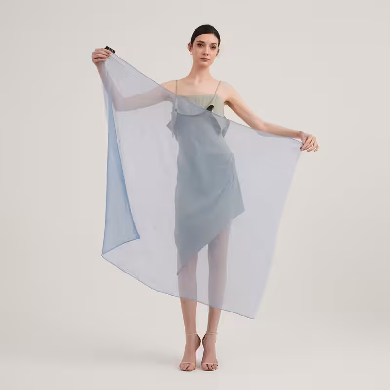 Lilia Square Featherlight Cashmere Scarf - Image 2