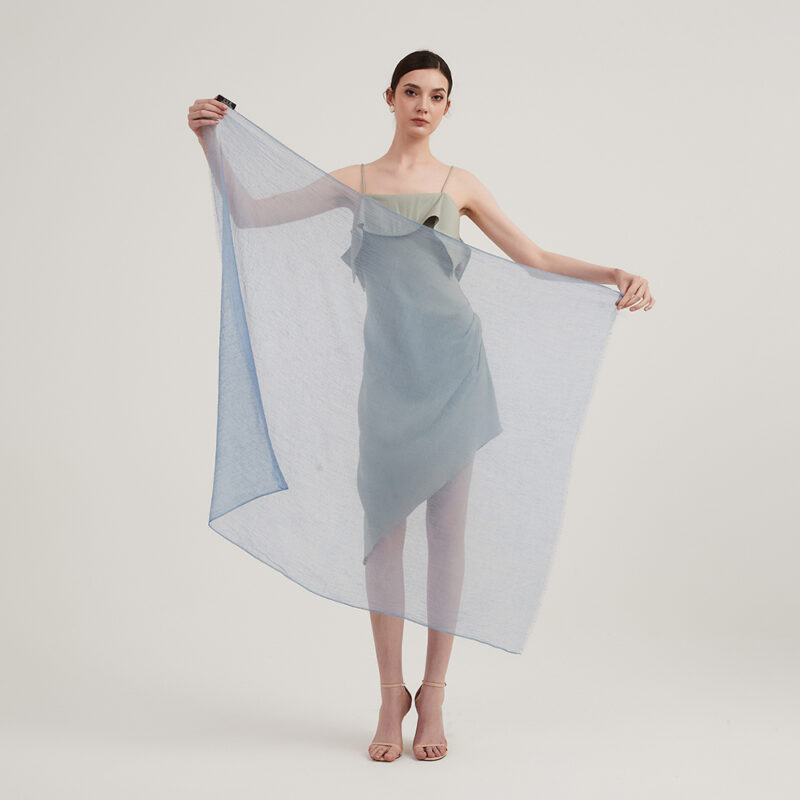 Lilia Square Featherlight Cashmere Scarf - Image 2