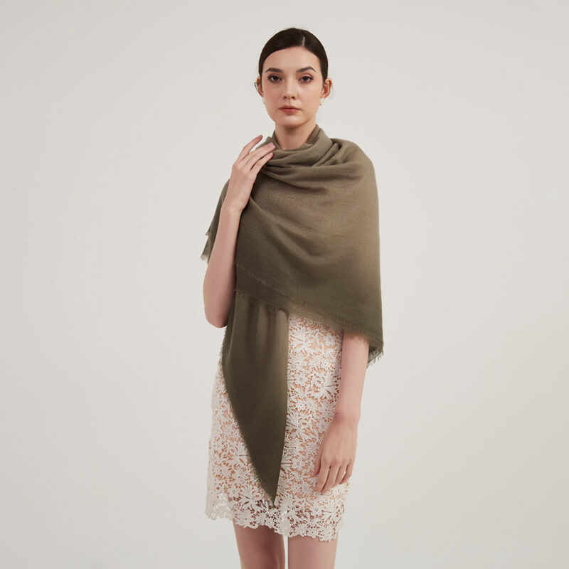 Lora Gradient Featherlight Cashmere Scarf Wrap - Image 4