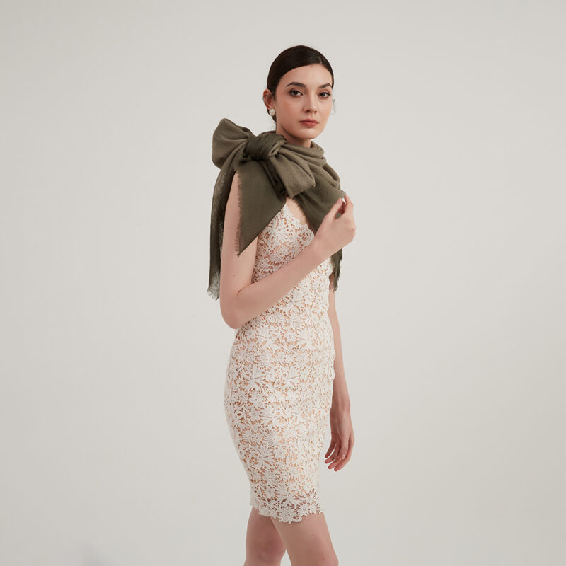 Lora Gradient Featherlight Cashmere Scarf Wrap - Image 5