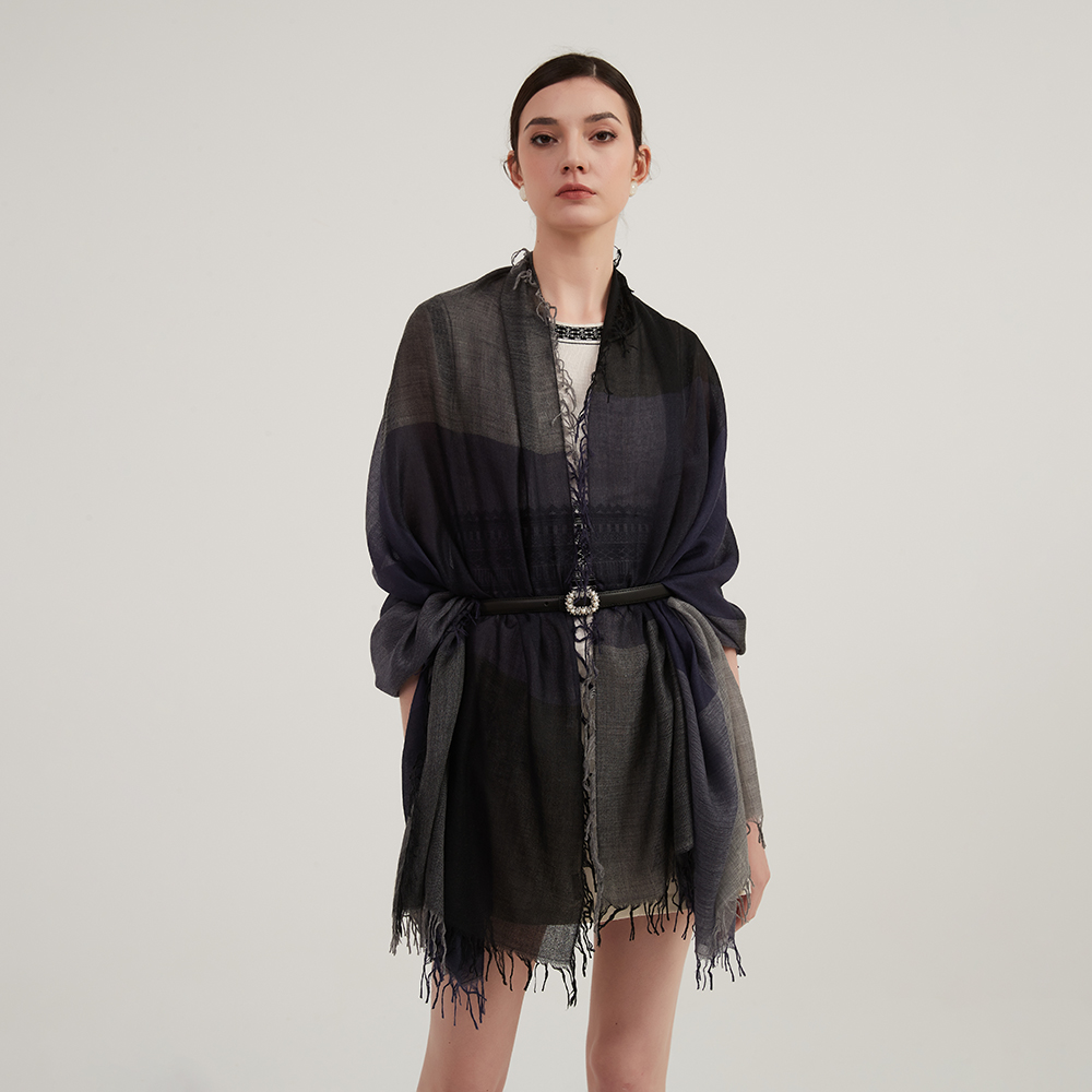 yasna 1366 Yasna Featherlight Cashmere Scarf Wrap - Image 1