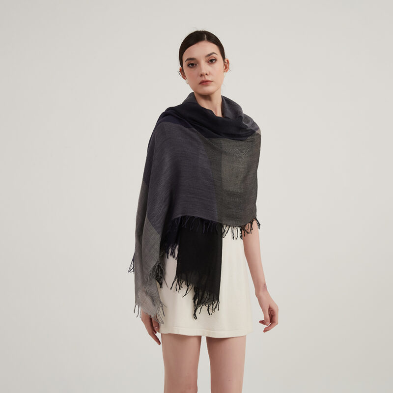 Yasna Featherlight Cashmere Scarf Wrap - Image 3
