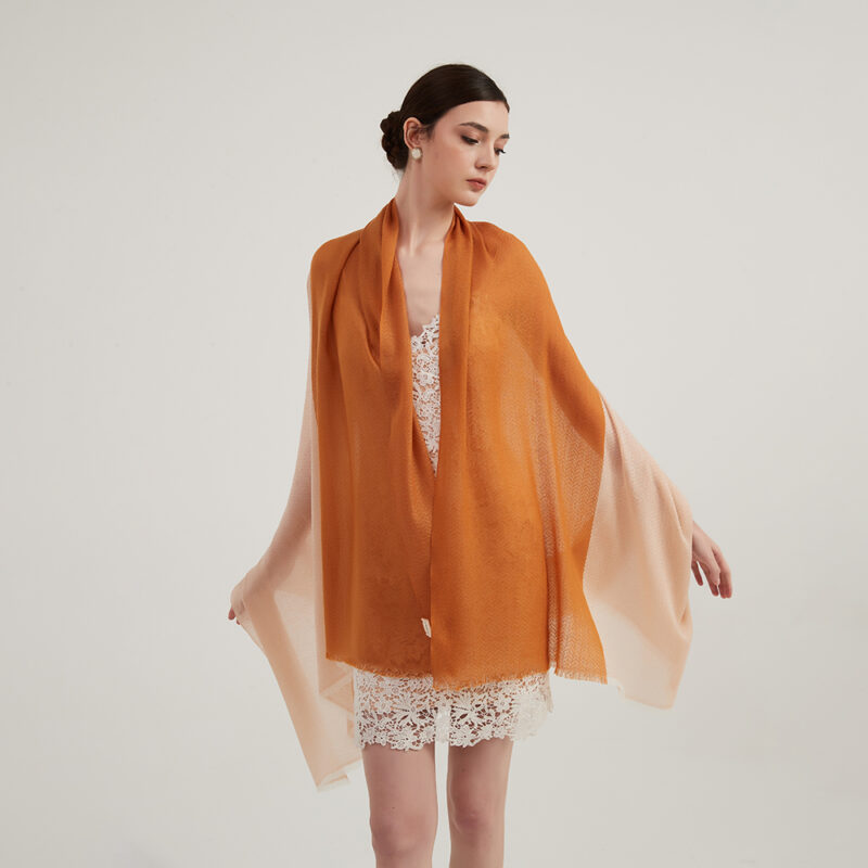 Elena Featherlight Cashmere Scarf Wrap - Image 3