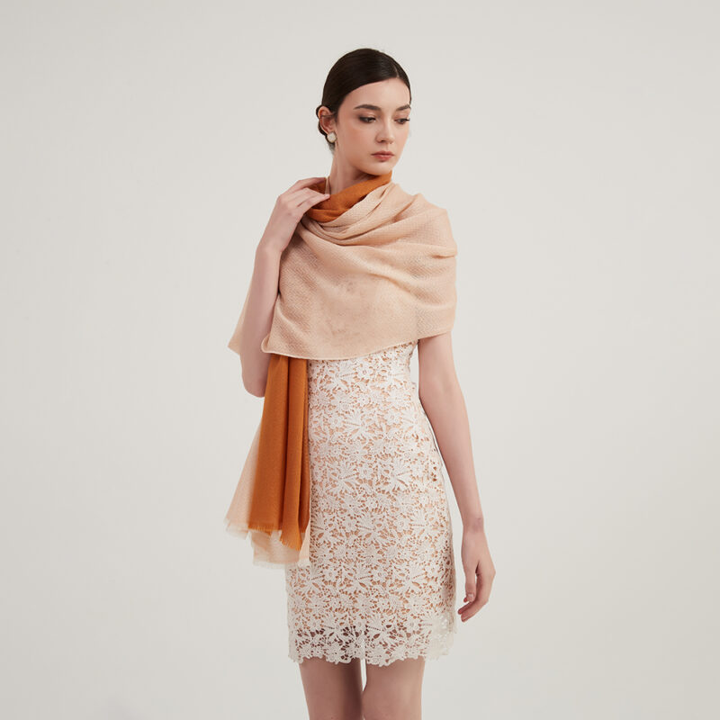 Elena Featherlight Cashmere Scarf Wrap - Image 4