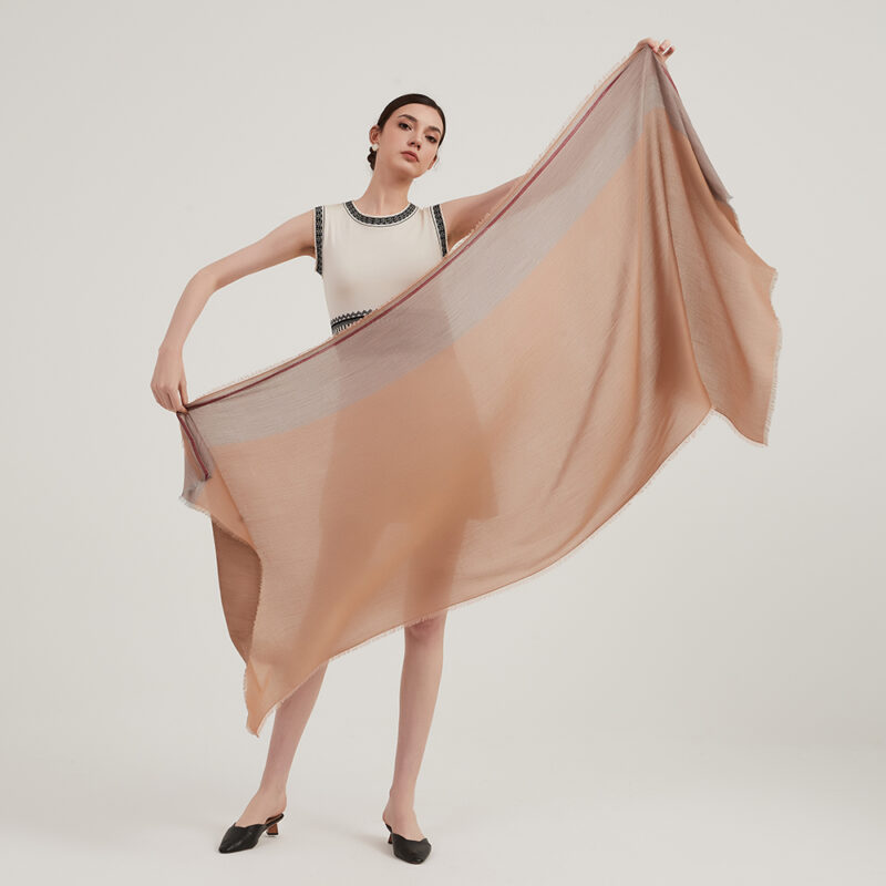 Kiera Featherlight Cashmere Scarf Wrap - Image 2