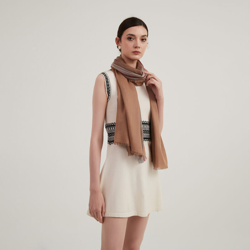 Kiera Featherlight Cashmere Scarf Wrap - Image 3