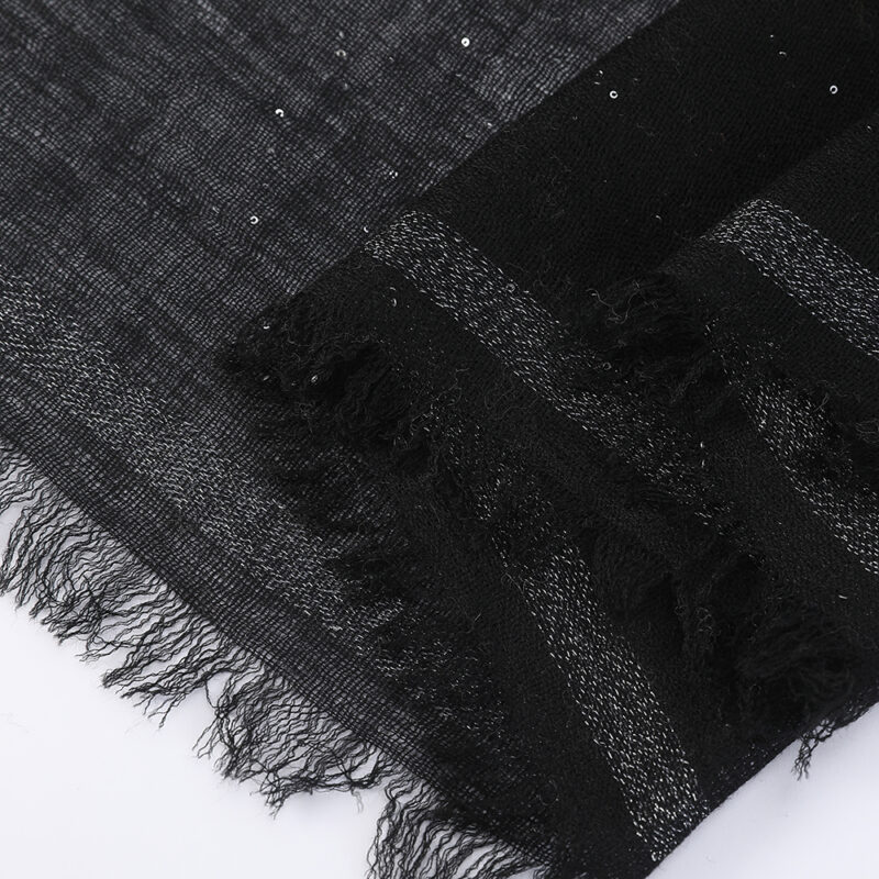 Amelia Featherlight Wool Scarf Wrap - Image 7