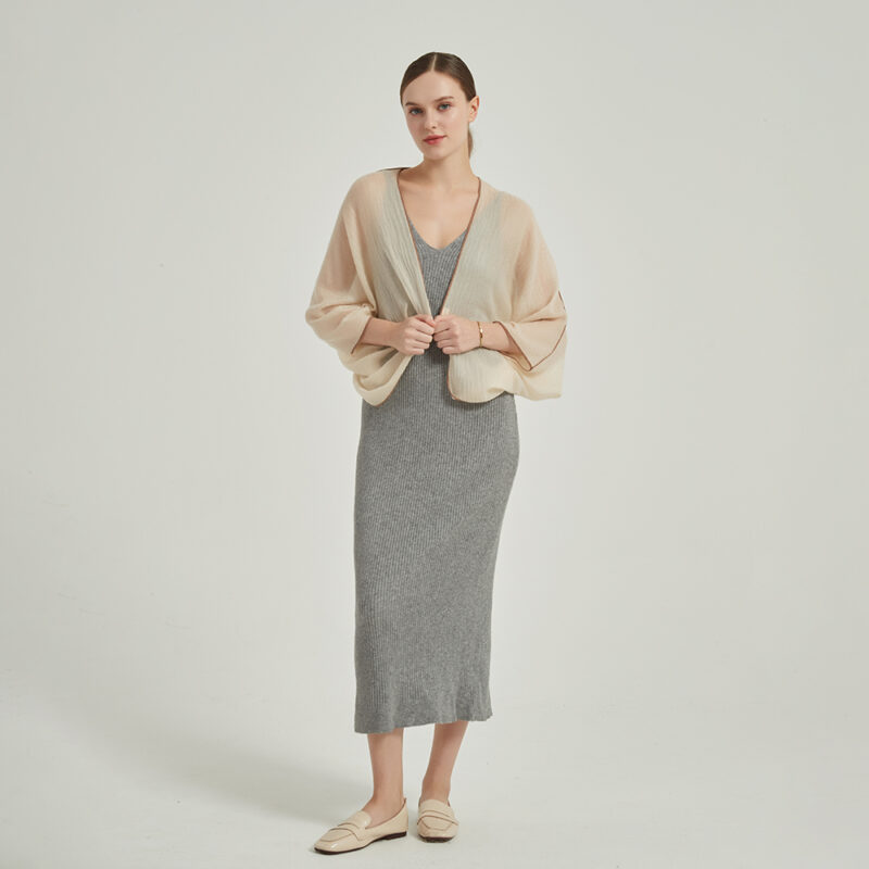 Abi Featherlight Cashmere Shrug - Image 2