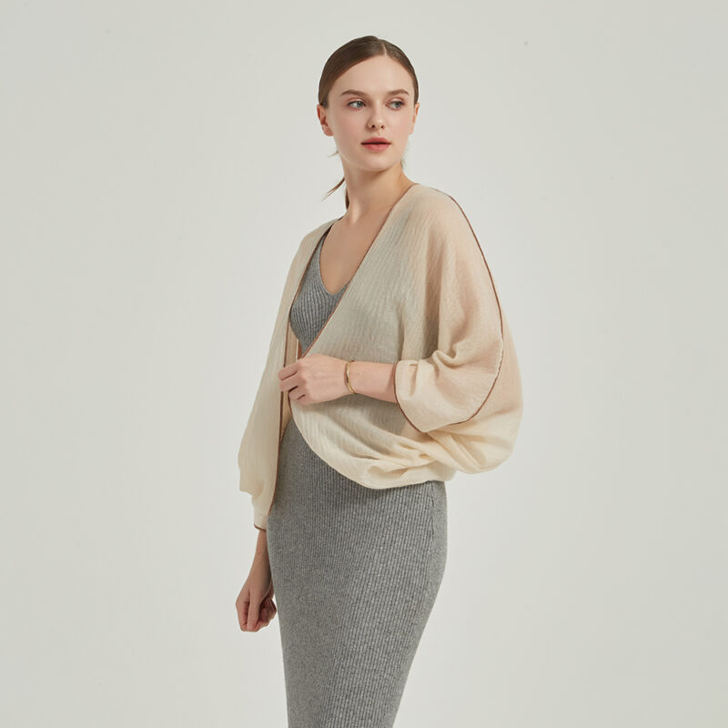Abi Featherlight Cashmere Shrug - Image 4