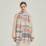 Cora Check Cashmere Scarf