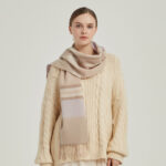 Delia Check Cashmere Scarf