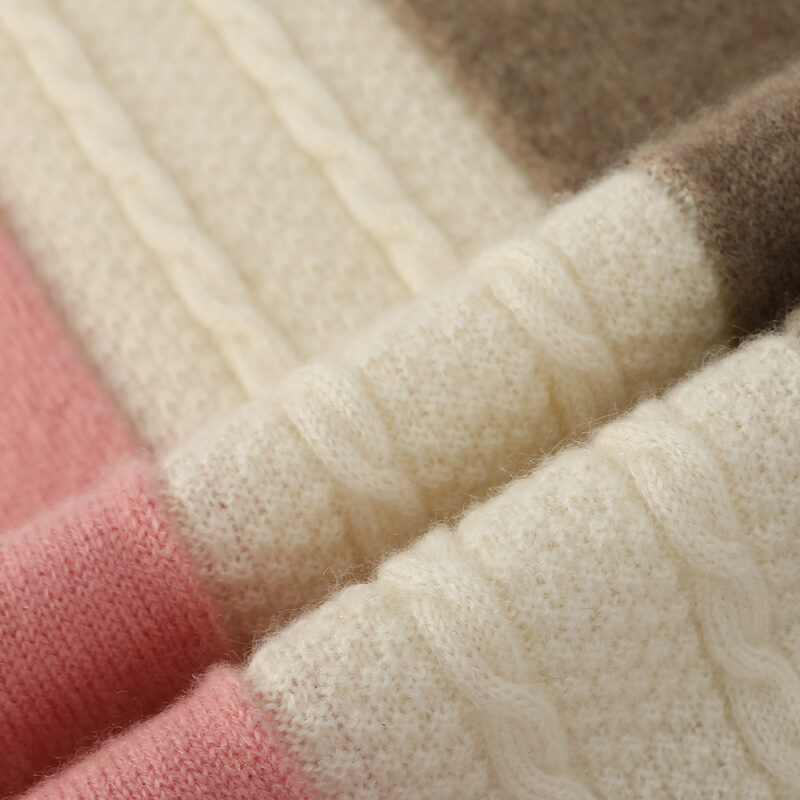 Kyla Stripe Cashmere Scarf - Image 5