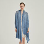 Dana Cloudlight Cashmere Scarf Wrap - Blue